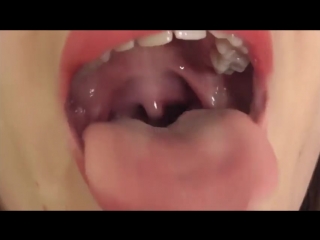 the throat of this girl is very capable